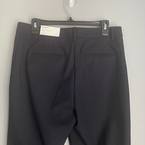 NEW Ann Taylor The Ankle Pant Curvy Fit Sz 8 Navy Blue Mid Rise Slim Stretch $89 - Picture 11 of 14